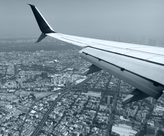avion mexico azul